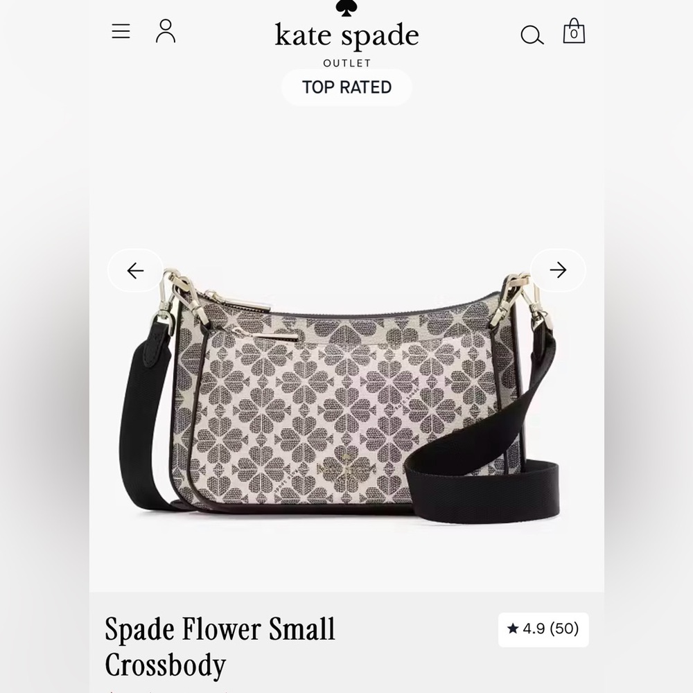 NEW Kate Spade Floral Patterned Crossbody